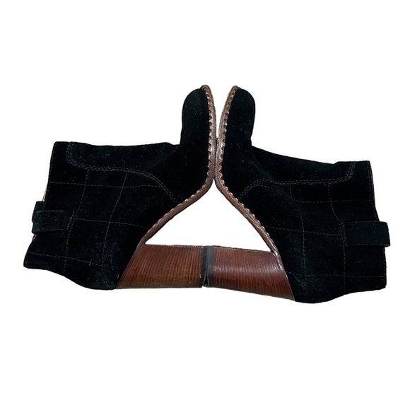 Marc By Marc Jacobs Black Suede Heeled Ankle Boots Size 36 Women’s - Picture 6 of 9